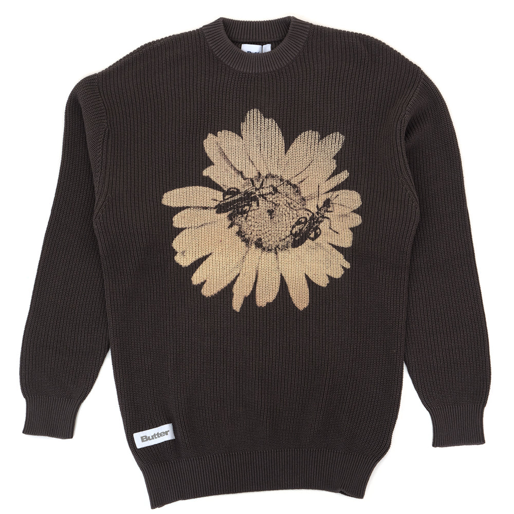 Sunflower Knit Sweater (Charcoal)