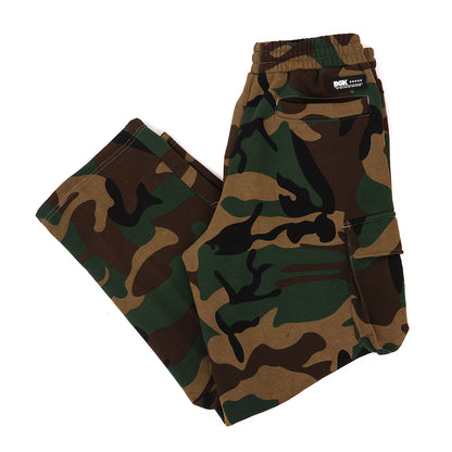 O.G.S. Fleece Cargo Pants (Woodland Camo)