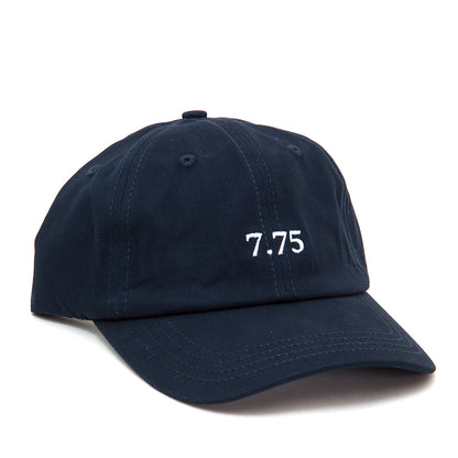 7.75 6-Panel Strapback Hat (Navy)