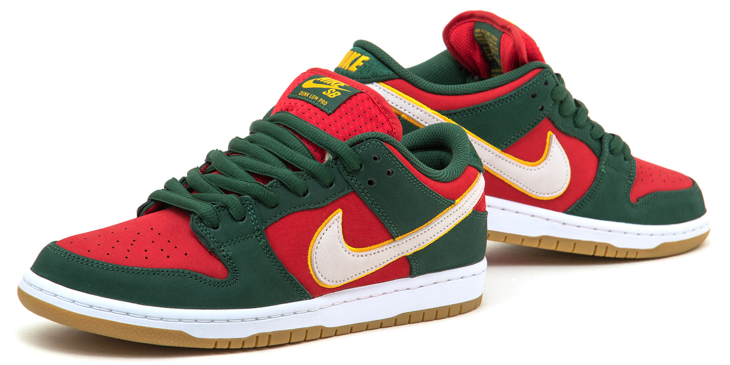 Dunk Low Pro PRM (Seattle Super Sonics) Fir / White - University Gold