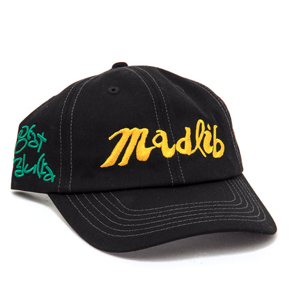 Alias 6-Panel Snapback Hat (Black)