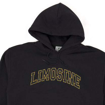 Black Vinyl Hooded Sweatshirt (Black)