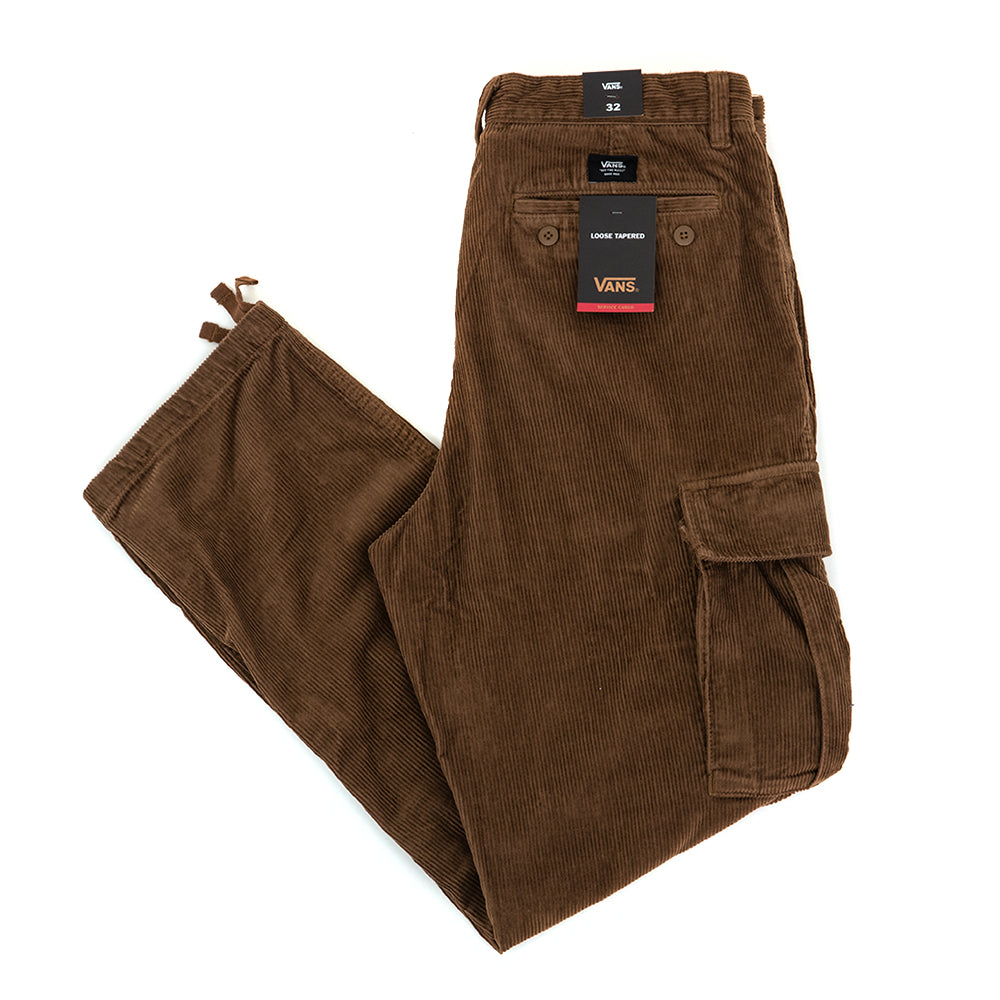 Service Cargo Cord Loose Tapered Pant (Coffee Liqueur) VBU