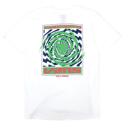 Wormhole Warped S/S T-Shirt (White) VBU