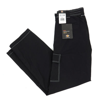 Loose Fit Cargo Pants (Black)