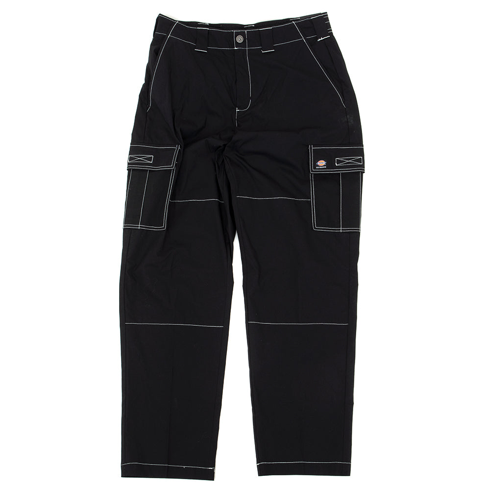 Loose Fit Cargo Pants (Black)