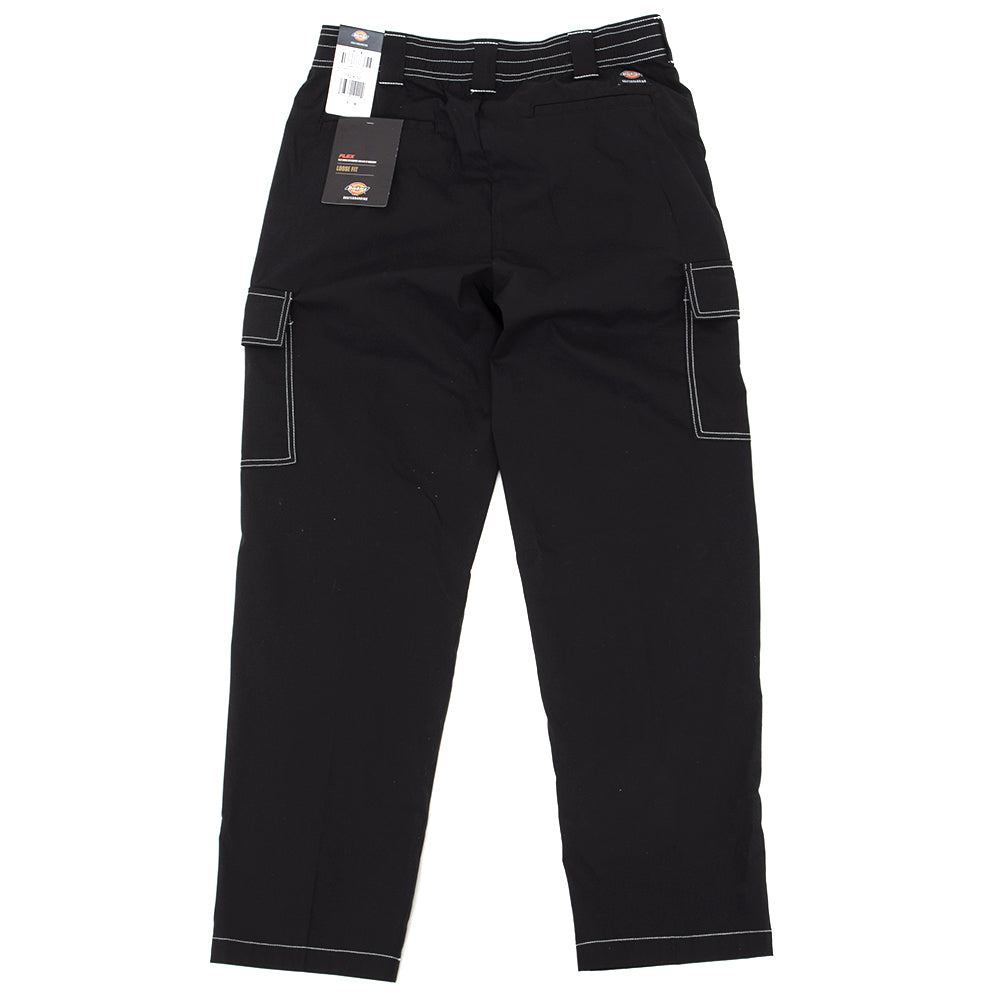 Loose Fit Cargo Pants (Black)