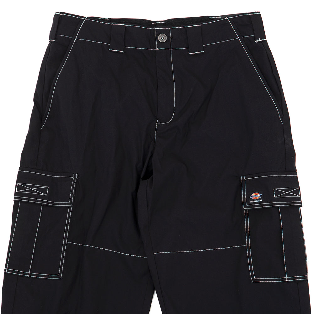 Loose Fit Cargo Pants (Black)