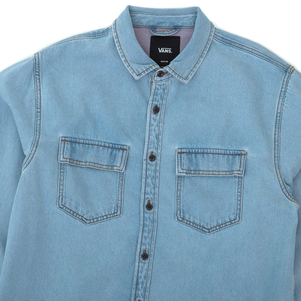 Palmhill Denim L/S Woven Shirt (Faded Denim) VBU