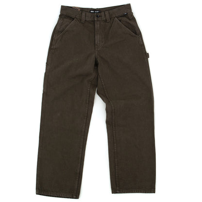 Drill Chore Carpenter Loose Denim Pant (Turkish Coffee) VBU