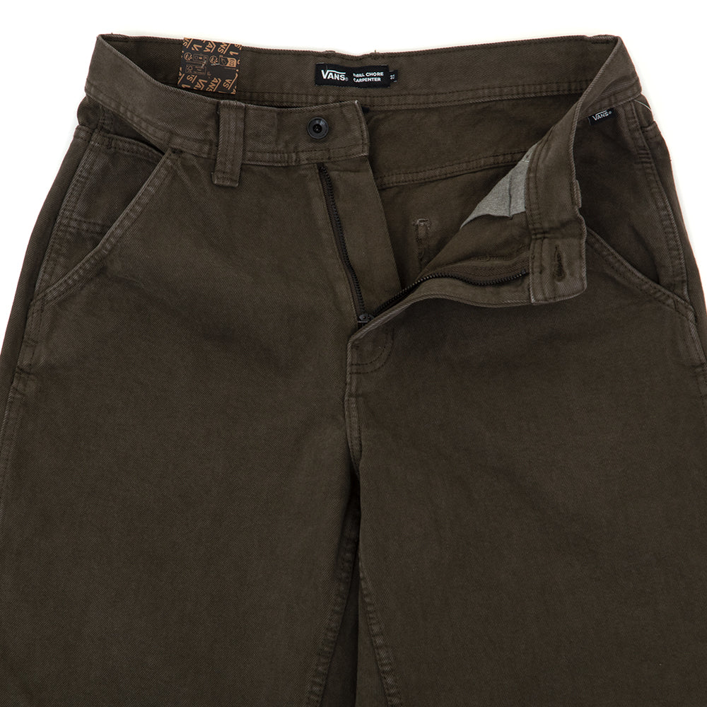 Drill Chore Carpenter Loose Denim Pant (Turkish Coffee) VBU