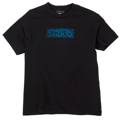 Vinyl Blue Splat S/S T-Shirt (Black)