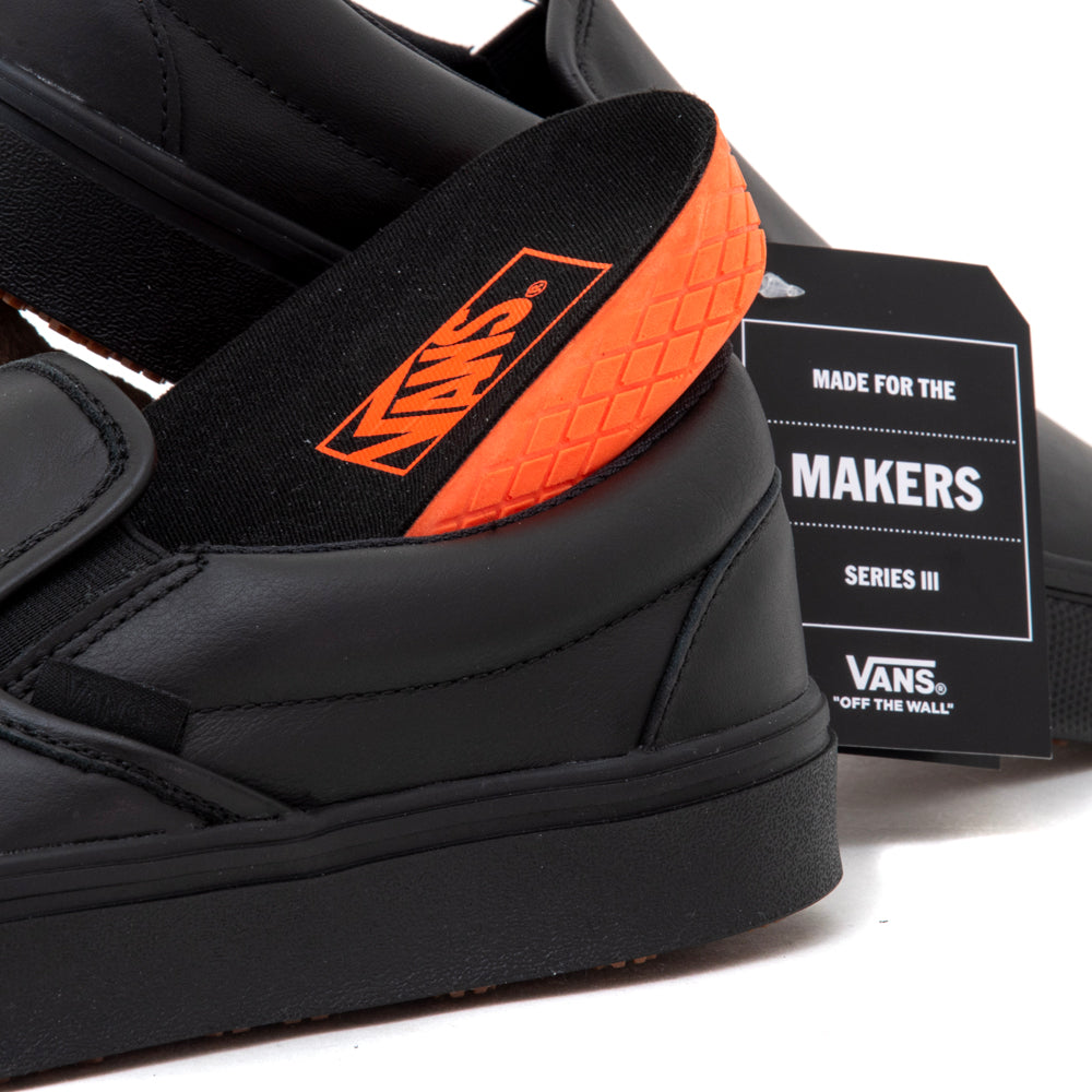 Slip-On Made For The Makers (Leather - Black / Gum) – Uprise Skateshop