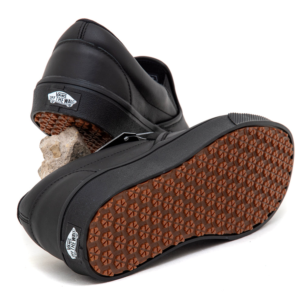 Slip-On Made For The Makers (Leather - Black / Gum) – Uprise Skateshop