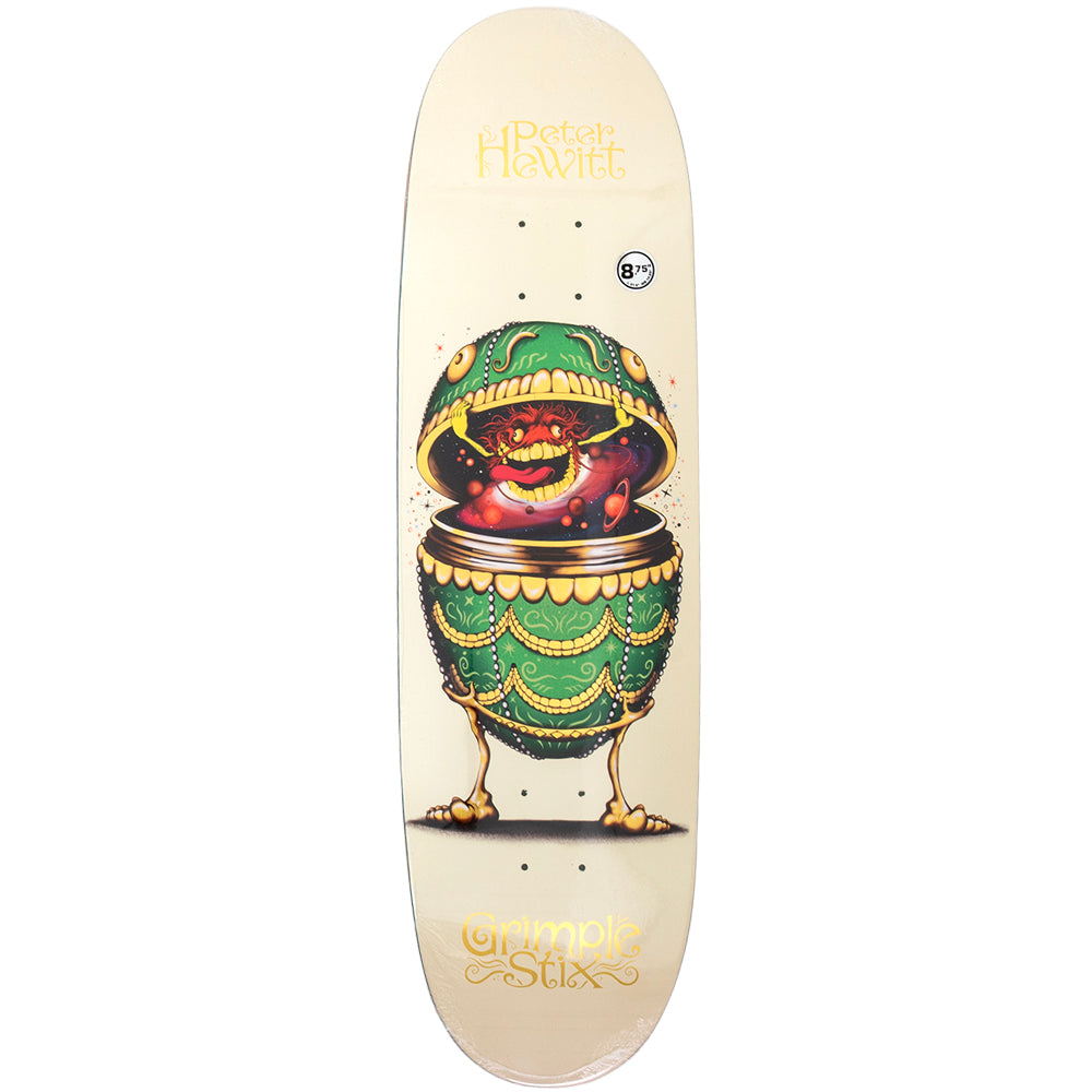 Hewitt Grimple Stix Fabrage Deck Shaped Deck (8.75) – Uprise Skateshop