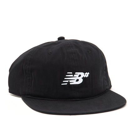 Numeric 6 Panel Snapback Hat (Black)