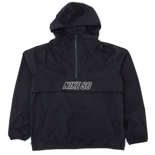 Anorak Skate Jacket (Black / White)