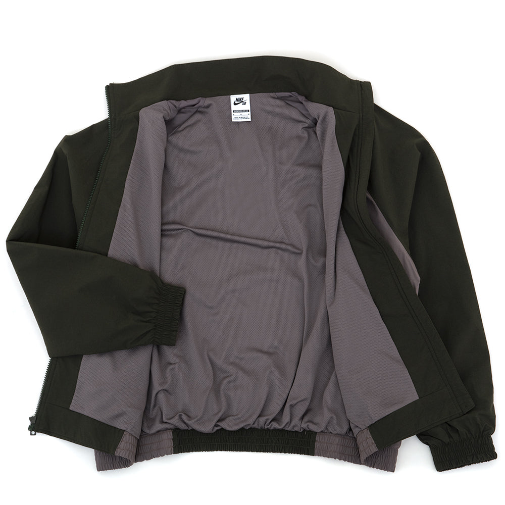 Full Zip Woven Skate Jacket (Sequoia / Cave Stone / White)