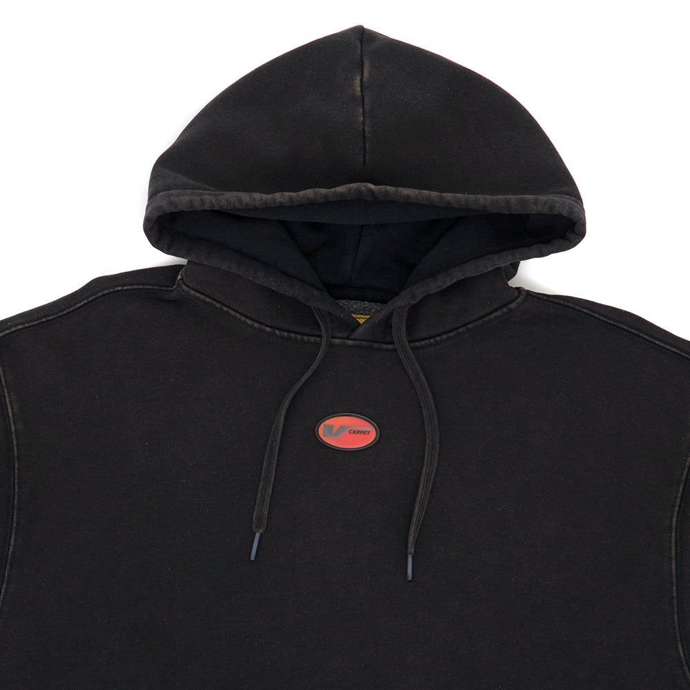 Skate Carpet Baggy Pullover Hooded Sweatshirt (Black) VBU