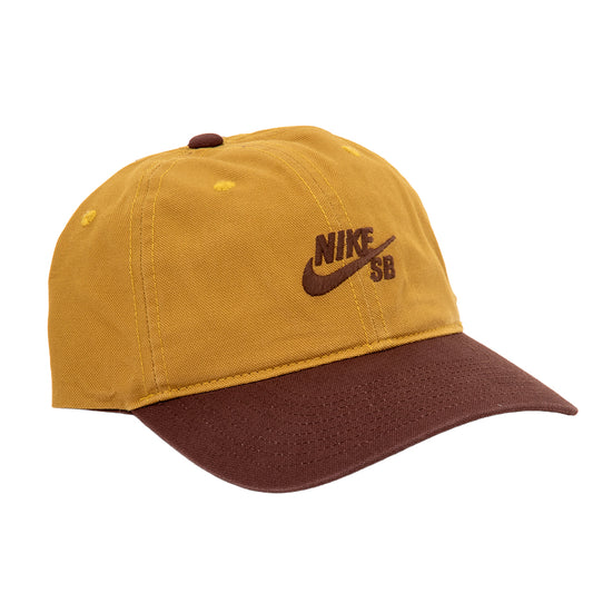 Club Unstructured 6-Panel Strapback Skate Cap (Peat Moss / Lt. Chocolate)