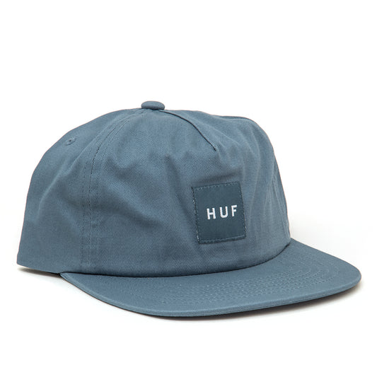 Set Box Snapback Hat (Blue)