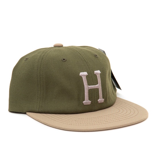 Set Classic H 6-Panel Strapback Hat (Olive)