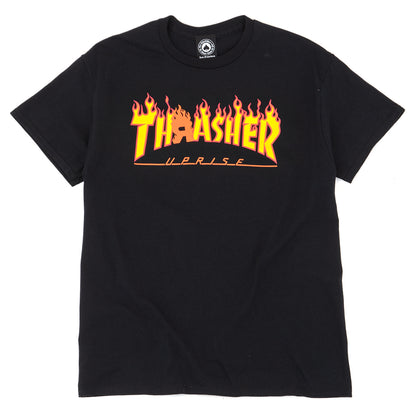 Uprise Flame Logo T-Shirt (Black)