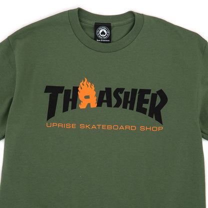 Uprise Mag Logo T-Shirt (Military Green)