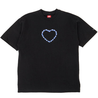 Skate Blade Heart S/S T-Shirt (Black) VBU