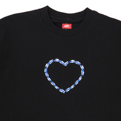 Skate Blade Heart S/S T-Shirt (Black) VBU