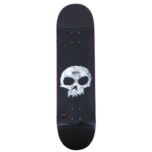 Single Skull Chalkboard Deck (8.25)