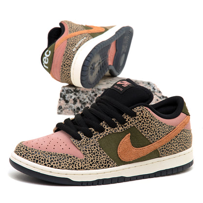 Dunk Low Pro (Khaki/Amber Brown-Rough Green-Rust Pink)
