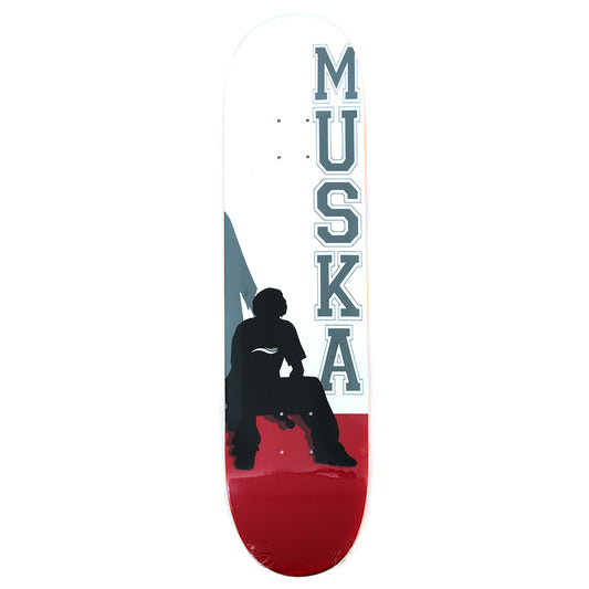 Muska Silhouette Deck Red (8.0)