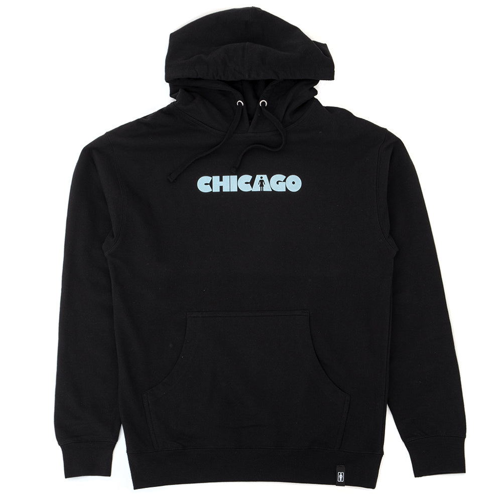 x Uprise We OG Chicago Pullover Hooded Sweatshirt (Black)