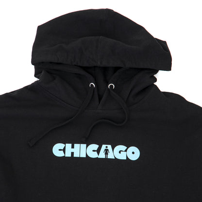 x Uprise We OG Chicago Pullover Hooded Sweatshirt (Black)