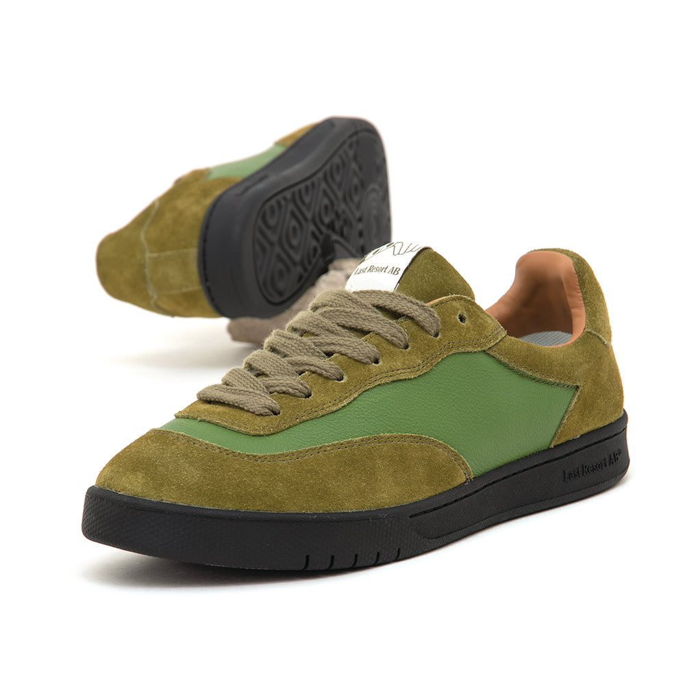 CM001 - Leather / Suede Lo (Cedar Green / Black) – Uprise Skateshop