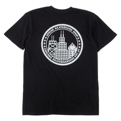 City Seal T-shirt (Black & Chrome)