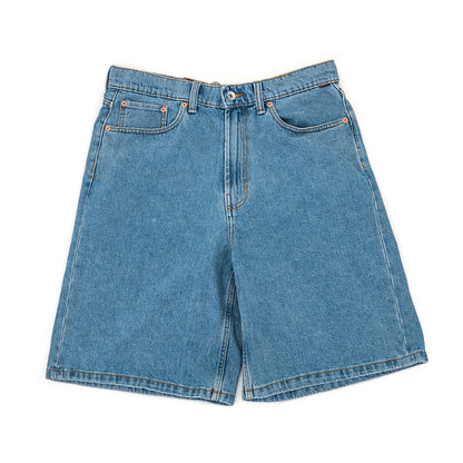 Check-5 Baggy Denim 23'' Shorts (Stonewash Blue)
