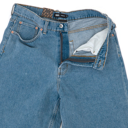 Check-5 Baggy Denim 23'' Shorts (Stonewash Blue)