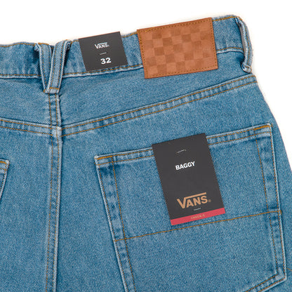 Check-5 Baggy Denim 23'' Shorts (Stonewash Blue)