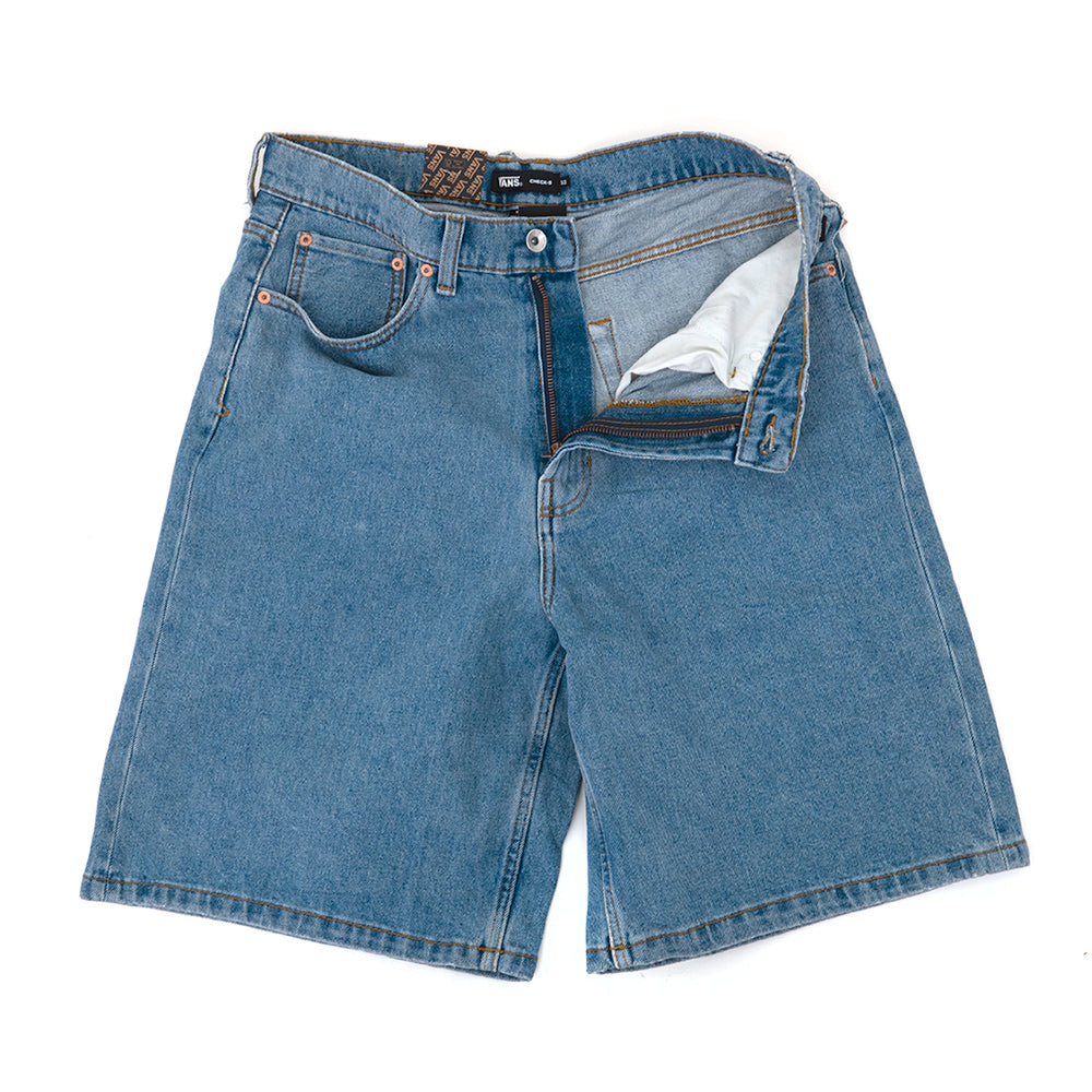 Check-5 Baggy Denim 23'' Shorts (Stonewash Blue)