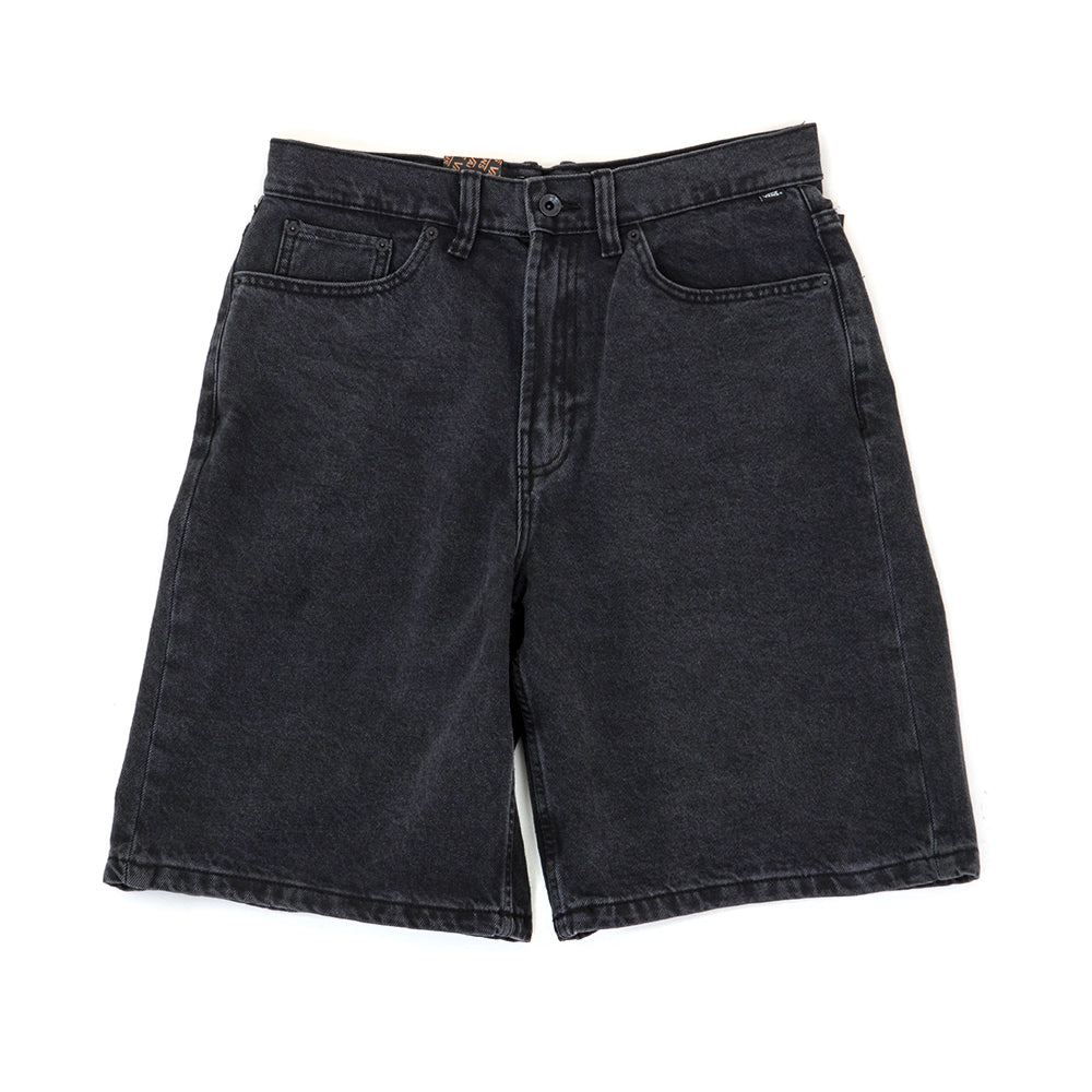 Check-5 Baggy Denim 23" Shorts (Washed Black) VBU