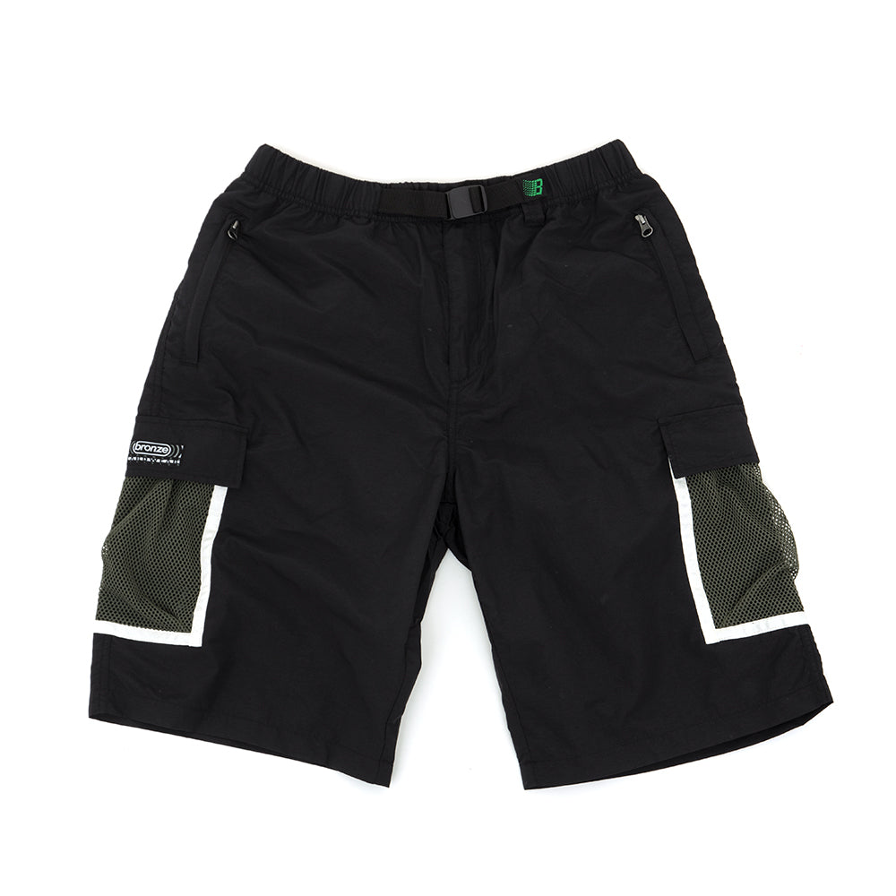 Mesh Cargo Short (Black)