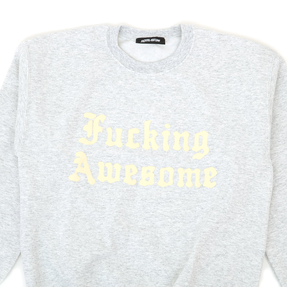 Ancient Script Crewneck Sweatshirt (Heather Grey)