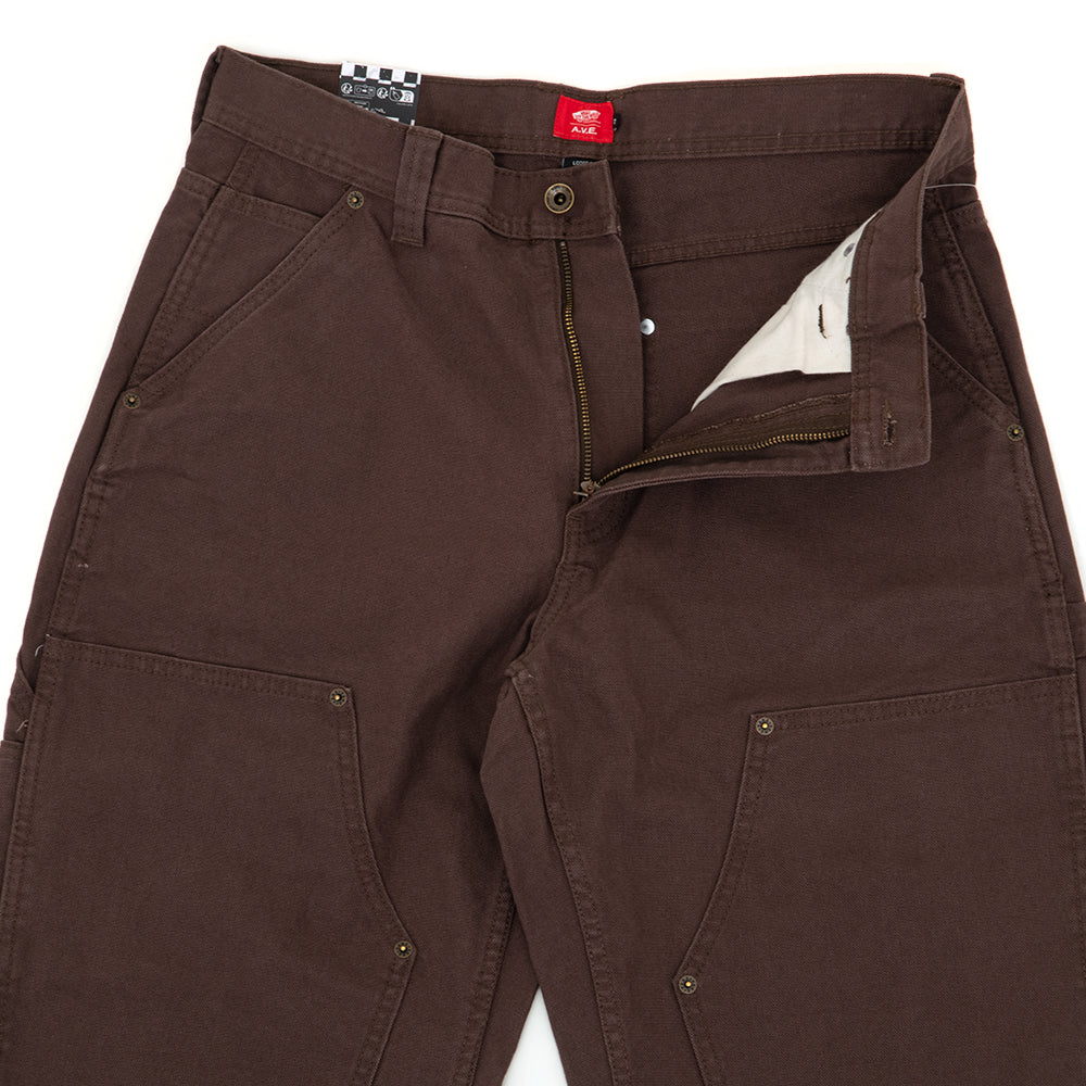 Skate Drill Chore AVE Loose Fit Carpenter Pant (Chocolate) VBU