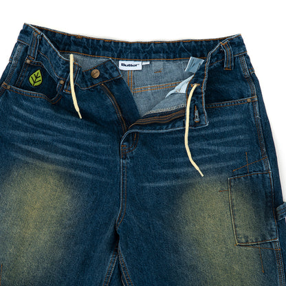 Weathergear Denim Shorts (Repaired Indigo)