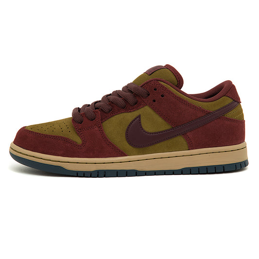 Dunk Low Pro ( Dark Team Red / Burgundy Crush-Olive Flak)