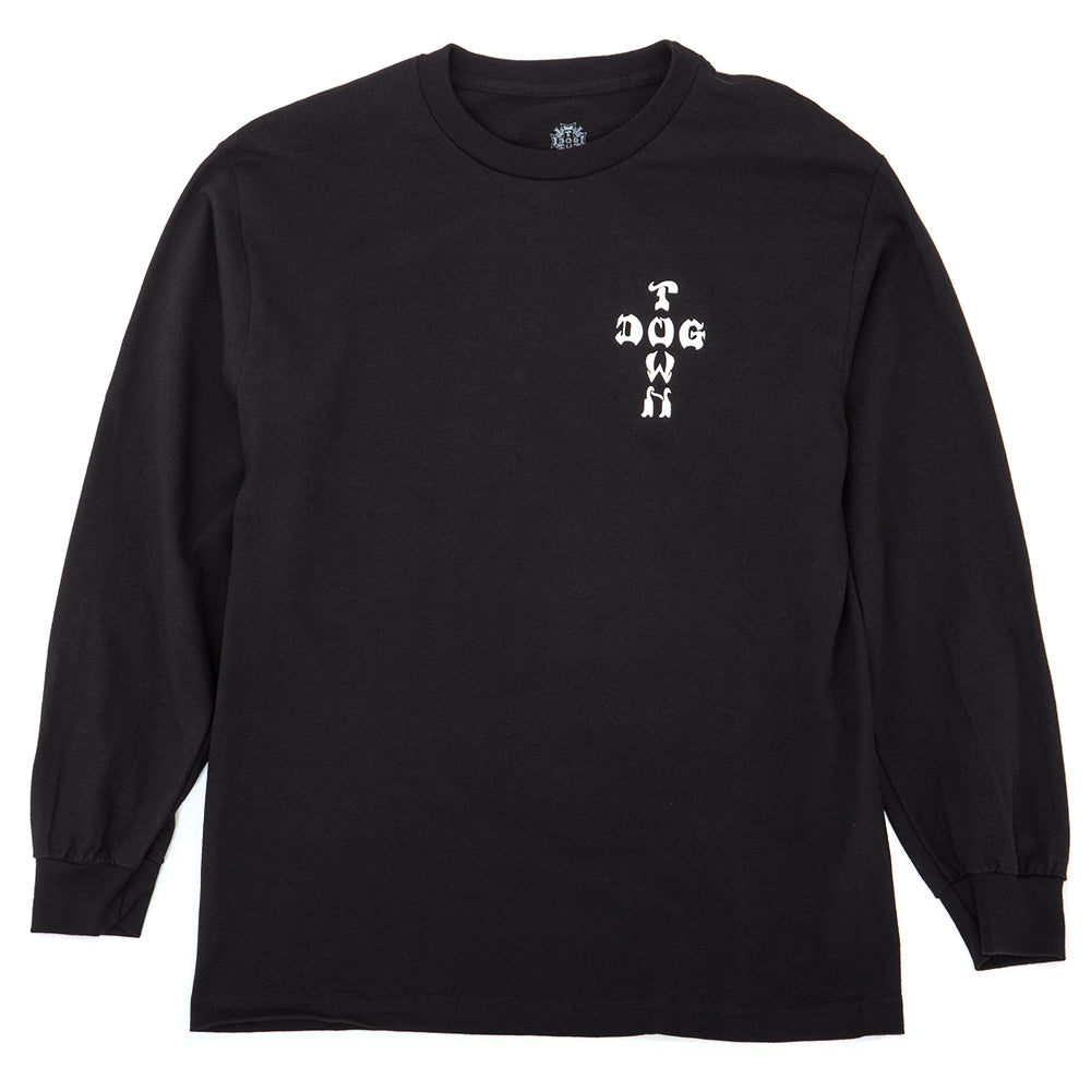 Cross Logo Longsleeve T-Shirt (Black)