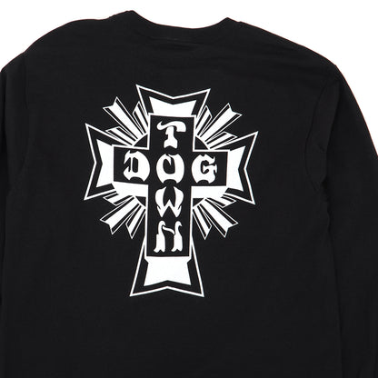 Cross Logo Longsleeve T-Shirt (Black)