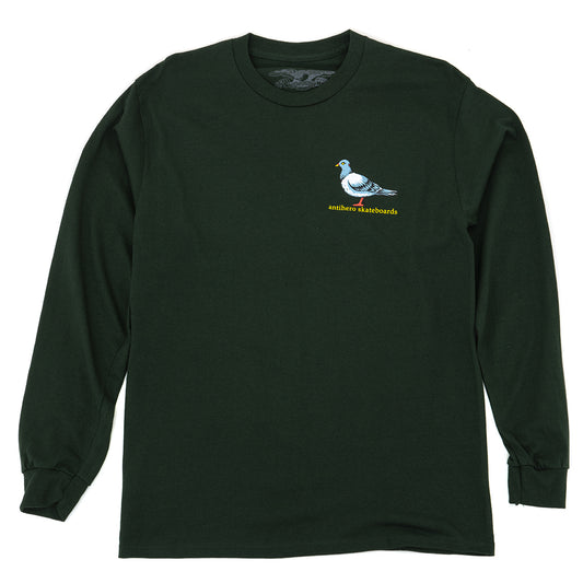 Lil Pigeon L/S Shirt (Forest Green)